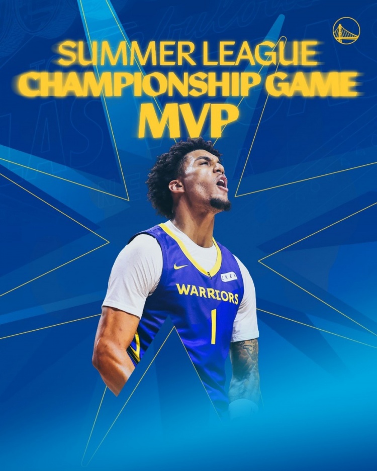 夏季联赛MVP:伦德伯格21+10,勇士94-90力克公牛夺冠 夏季联赛MVP:伦德伯格21+10,勇士94-90力克公牛夺冠