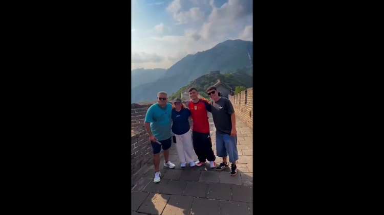 佩德里苏州行:长城最难忘,赞中国高中球员水平超预期