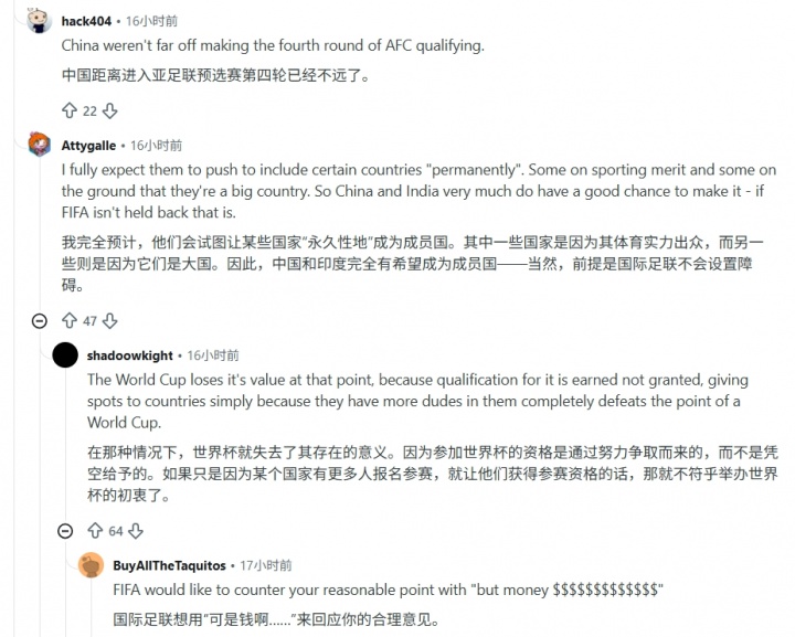 世界杯扩军64队计划曝获FIFA文件证实 中国印度仍难搭车 世界杯扩军64队计划曝获FIFA文件证实 中国印度仍难搭车