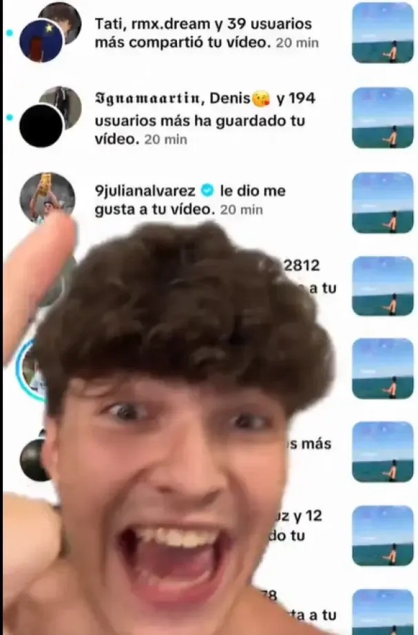 持续表态!世体:阿尔瓦雷斯给一条自己身穿巴萨球衣的视频点了赞 持续表态!世体:阿尔瓦雷斯给一条自己身穿巴萨球衣的视频点了赞